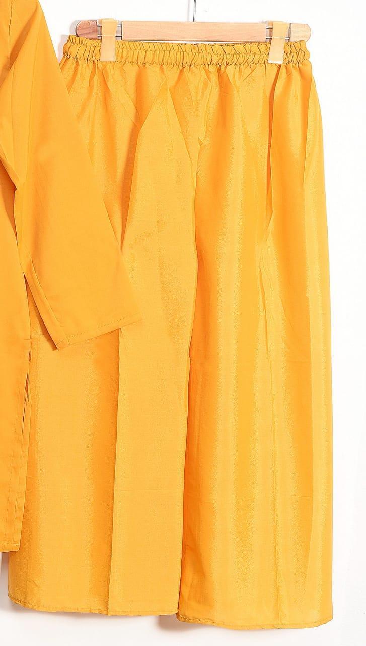 3 Pcs Women's Stitched Grip Silk Plain Suit